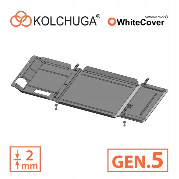 Kolchuga 0563 Сталева кришка двигуна Ford Ranger 2011-2018