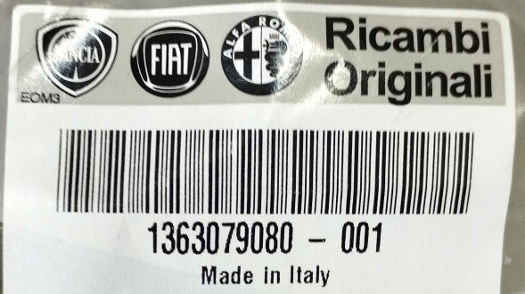 Fiat OE 1363079080 Шнур кондиціонування повітря fiat ducato 06-2,3 jumper boxer 1363079080 1343759080