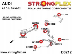 Strongflex 5902553578560 Комплект спортивної підвіски для Audi A8 / S8