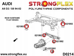 Strongflex 5902553578560 Комплект спортивної підвіски для Audi A8 / S8