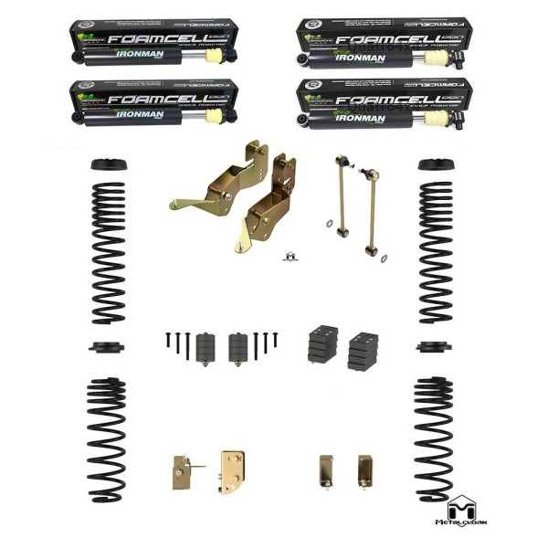Metalcloak A2325-IRONMEN Комплект підйому 2,5 дюйма для Jeep Wrangler JL Rubicon 4D Metalcloak Ironmen