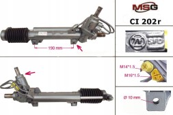 MSG CI231NEW Рульова рейка Peugeot Partner 96-08 Citroen Berlingo 96-08
