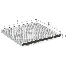 AF5221a ALPHA FILTER Фільтр салону