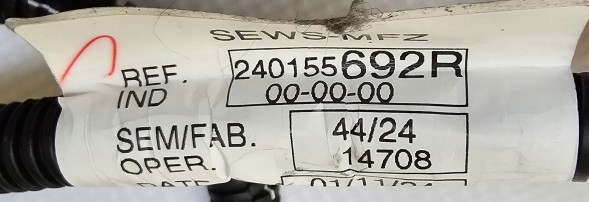 Renault OE 240155692R RENAULT OE ORG НОВА ОРИГІНАЛЬНА ПРОВОДКА БАМПЕРА RENAULT / DACIA - 240155692R