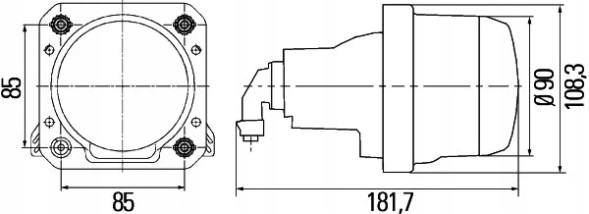Hella 1AL 009 998-001 Рефлектор фари 1al009 998-001