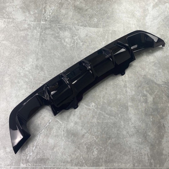 Китай Dyfuzor Dokładka BMW E60 E61 M Pakiet Дифузор BMW E60 E61 M Pakiet Накладка заднього бампера Чорний глянець Спойлер