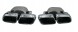 Mercedes-Benz OE A0004902800+A0004902900 НАКОНЕЧНИКИ ГЛУШНИКА MERCEDES C W205 C205 C63 AMG W206 GLC W253 C253 X253 ОРИГ.