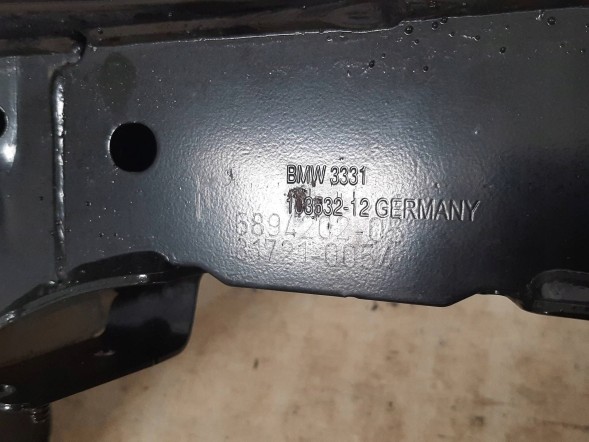 BMW OE WÓZEK SANKI BELKA ZAWIESZENIA TYŁ TYLNA 6894202 BMW F70 F74 U06 U10 U11 ORYGINAŁ 24R ВІЗOК БАЛКА ЗАДНЬОЇ ПІДВІСКИ ЗАДНЯ 6894202 BMW F70 F74 U06 U10 U11