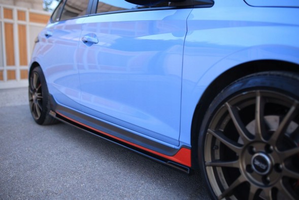 Proteile ASS034 ПОРОГИ БІЧНІ АЕРО СПОРТИВНІ НАКЛАДКИ HYUNDAI I20N 2020-2024