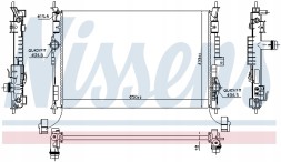 Nissens NIS 636014 Охолоджувачі води nissens 636014
