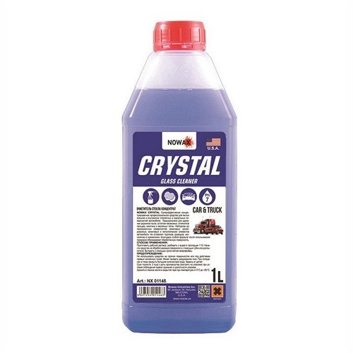 NX01146 NOWAX Очисник скла Nowax Crystal Glass Cleaner концентрат 1 10 1л