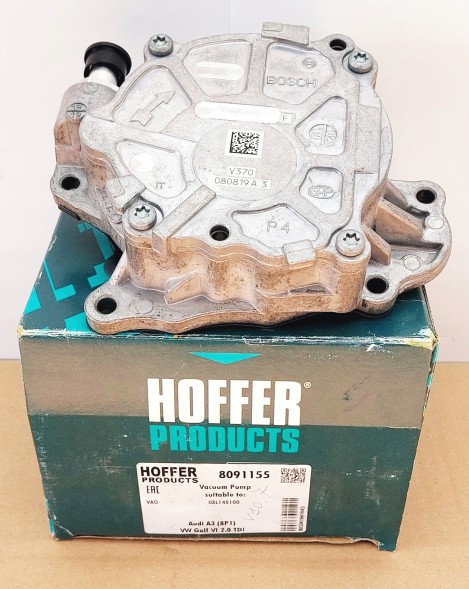 HOFFER/ BOSCH НАСОС VACUM 8091155 SKODA SEAT VW AUDI