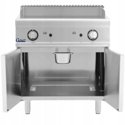 Китай WEW-SC-HP-1025932 Гриль Royal Catering 12кВт, гладка плита, шафа для газу пропан/LPG, для HoReCa