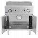 Китай WEW-SC-HP-1025932 Гриль Royal Catering 12кВт, гладка плита, шафа для газу пропан/LPG, для HoReCa