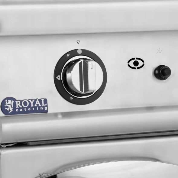 Китай WEW-SC-HP-1025932 Гриль Royal Catering 12кВт, гладка плита, шафа для газу пропан/LPG, для HoReCa