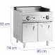 Китай WEW-SC-HP-1025932 Гриль Royal Catering 12кВт, гладка плита, шафа для газу пропан/LPG, для HoReCa