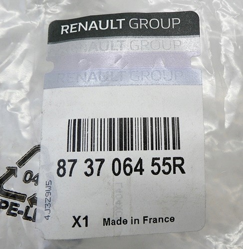 Renault OE 873706455R ОРИГ ОББИВКА Захисний чохол сидіння передній CAPTUR