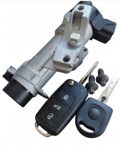 Blik 6R0905851D NOWA KOMPLETNA STACYJKA BLOKADA ZAPŁONU KLUCZYK POD PILOT SEAT IBIZA IV 6J5 6P1 2007 2008 2009 2010 2011 2012 2013 2014 2015 2016 2017 2018 НОВА ПОВНА ЗАМКОВА СИСТЕМА З КЛЮЧЕМ ТА ПУЛЬТОМ ДИСТАНЦІЙНОГО КЕРУВАННЯ SEAT IBIZA IV 6J5 6P1 2007->