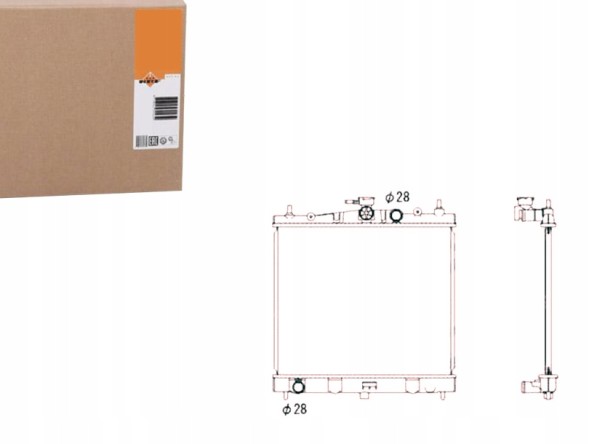 NRF NRF58187(iMOTO) Охолоджувач renault clio iii 05- без кондиціонера n + набір водія #37