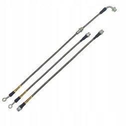 PHU DONOCIK ZPET-1051 Przewody hamulcowe teflonowe w oplocie stalowym SUZUKI JIMNY SN413 ( przedłużane - lift zawieszenia o +2" ) Тефлонові гальмівні дроти в сталевому обплетенні Suzuki Jimny SN Lift +2"