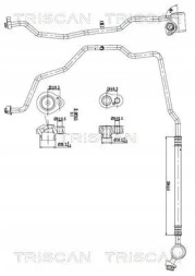 Triscan 9010 29009 Шнур кондиціонування повітря 9010 29009 triscan vw load up