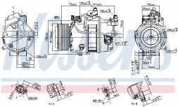 Nissens 890303 Компресори кондиціонера ( компресор nissens 890303