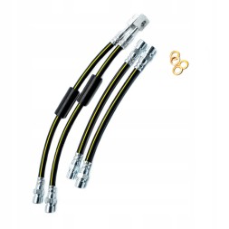 PiterParts 1040113000 Przewody hamulcowe miedziane elastyczne przód tył DAEWOO Lanos Гальмівні трубки DAEWOO Lanos жорсткі та гнучкі, передня та задня вісь PL