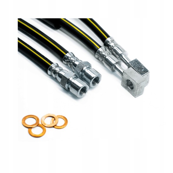 PiterParts 1040113000 Przewody hamulcowe miedziane elastyczne przód tył DAEWOO Lanos Гальмівні трубки DAEWOO Lanos жорсткі та гнучкі, передня та задня вісь PL