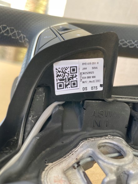 Volkswagen OE 8Y0419091H JAK NOWA КЕРМО AUDI A3 S-LINE 2019-2025 Р ЯК НОВЕ 8Y0419091H ОРИГІНАЛ