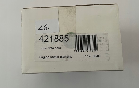 DEFA Підігрівач двигуна 421885 MERCEDES W205 W213