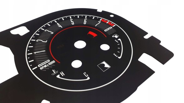 Moman 0089688090886 Ford Mustang V 13-14 Roush Style змінний одометр циферблати миль/год на км