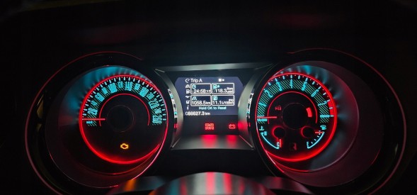 Moman 0089688090886 Ford Mustang V 13-14 Roush Style змінний одометр циферблати миль/год на км