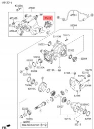 Hyundai OE GP|478103B520, 47810-3B520, 478103B500, 47810-3B500 SIŁOWNIK 4WD ORYGINAŁ Hyundai tucson ix35 kona | kia sportage привідний привід 4wd оригінал