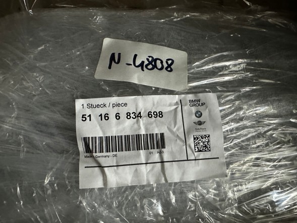 Mini OE 51166834698 6834698 Mini F54 Lci Lift Підлокітник Schwarz Індукційний зарядний пристрій 6834698