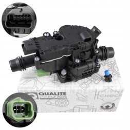 QP 98.03549480 ТЕРМОСТАТ + КОРПУС ТЕРМОСТАТА CITROEN C3 C4 PEUGEOT 208 308 1.6 BlueHDi
