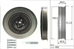 Шефлер І.НА 544 0504 20 Ремінне колесо колінчастого вала 544 0504 20 ina volvo