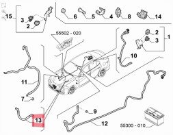 Fiat OE 50575400 Насипний шнур alfa romeo giulia stelvio