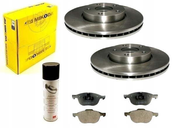 ATM Mikoda ALL4223A Диски колодки MAZDA 3 BK BL , 5 CR CW ПЕРЕДНІ KPL 278мм х 25мм