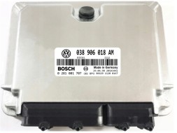 OEM 038906018AM EIS-2640736 Skoda Octavia Комп'ютер двигуна 1999 1.9L 038906018AM 0281001707