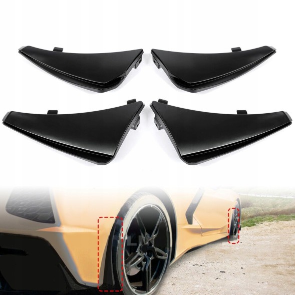 USA USA-LUK10792 CHEVROLET CORVETTE C8 20-23 бризковики
