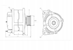 Китай ГЕНЕРАТОР JA1793 A6072 Yaris 1.4 D-4D 1.3 115660