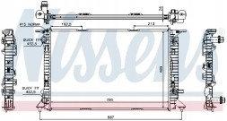 Nissens 60321 Охолоджувач води 60321 nissens audi a4 b8 (8к2)