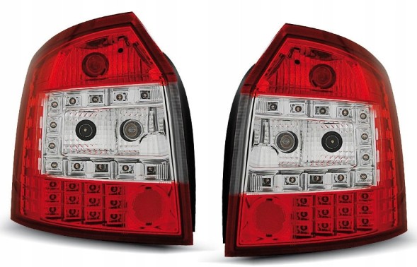 Eagle Eyes LDAU34 133491.. mhm Задні ліхтарі LED тюнінг червоно-білі для Audi A4 B6 (8E/8E9) Avant 2000-