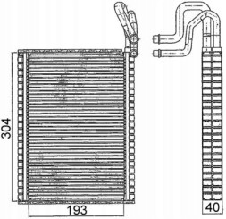 Mahle AE 116 000S Випарник, кондиціонер mahle ae 116 000s