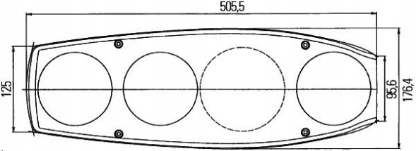 Hella 2VP 341 419-121 Hella 2vp 341 419-121 лампа задня комплексна