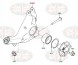 Land Rover OE Поворотний кулак правий задній Discovery 5 L462 Range Rover Sport 2 L494 LR094540