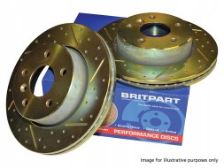 Britpart DA4625 ПЕРЕДНИЙ ГАЛЬМІВНИЙ ДИСК - RR L322 З 2010 5,0 В