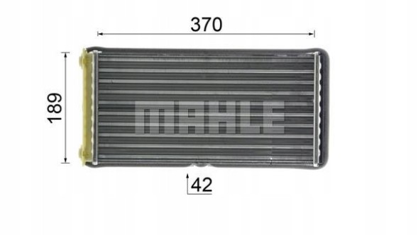 Mahle AH 117 000P Ah117000p_m обмінник обігрівача daf 95xf 01.97-