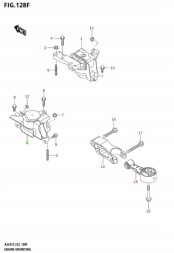 Suzuki OE 11620-67R02 SUZUKI SWIFT MK8 18-24 - ПОДУШКА ДВИГУНА ЛІВА K14D