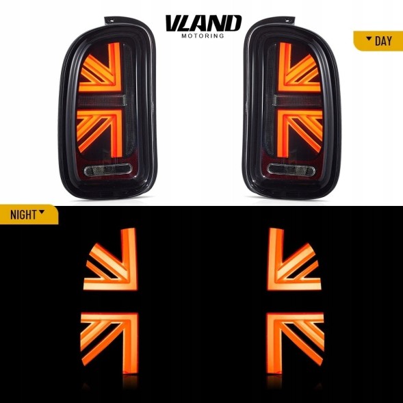 VLAND LDMC34 mhm Комплект задніх ліхтарів Vland Led Bar Neon LED Tuning Mini Clubman r55 2007-2014